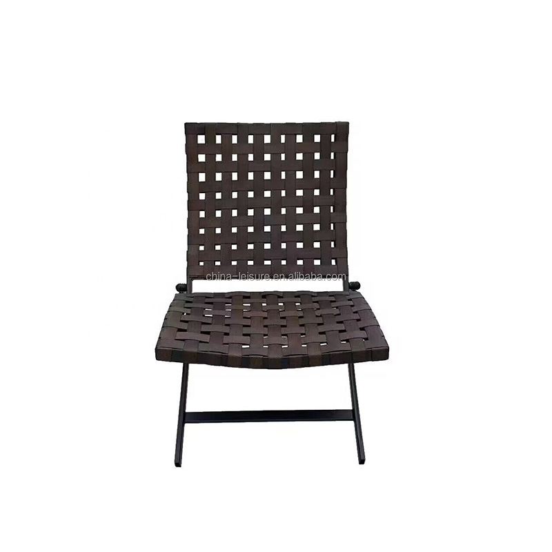 Outdoor Garden Home Plastic PE Rattan / Wicker Folding Relaxing Chair