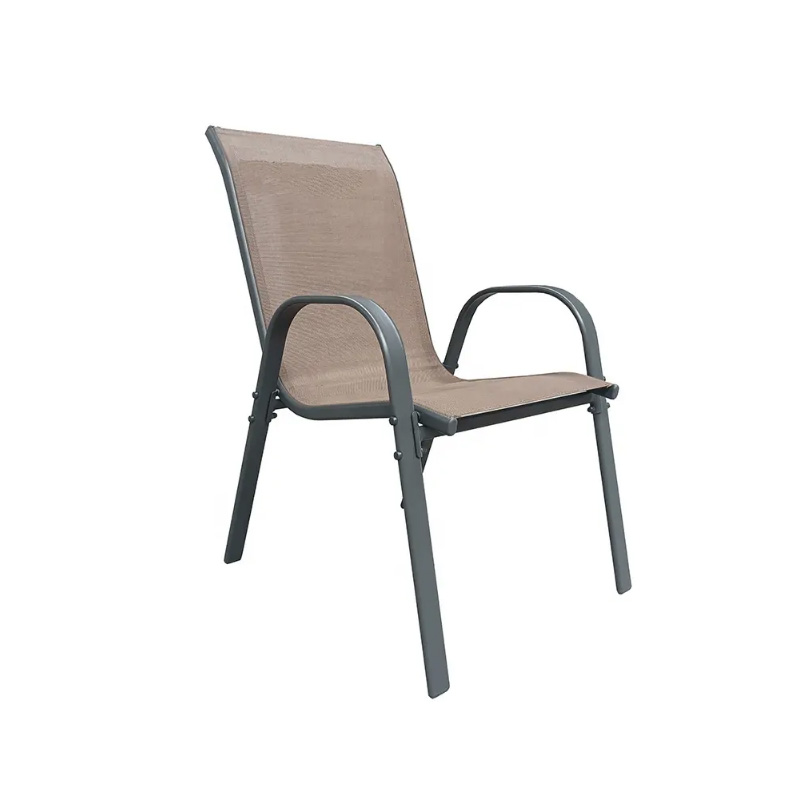 KD Knock Down Metal Garden Furniture Patio Chair