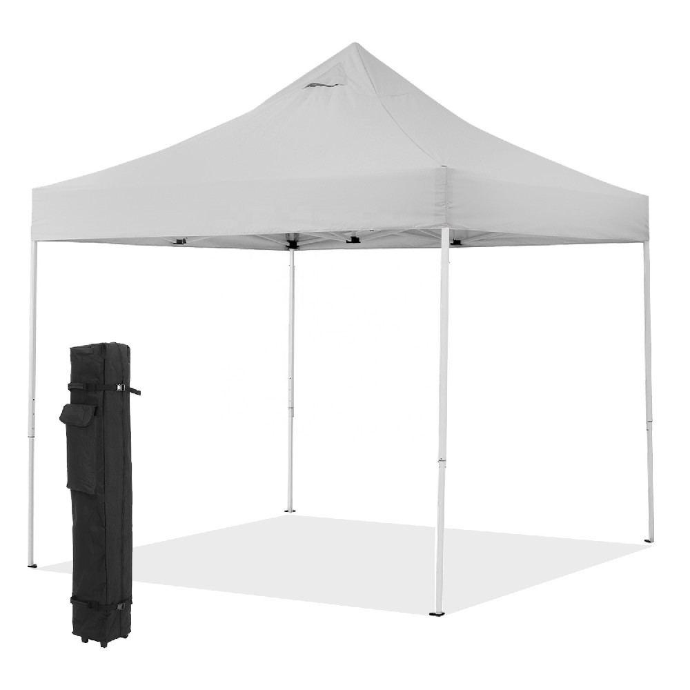 3x3 Foldable Gazebo Garden Metal Pop Up Folding Instant Portable Sunshade Awning Tents