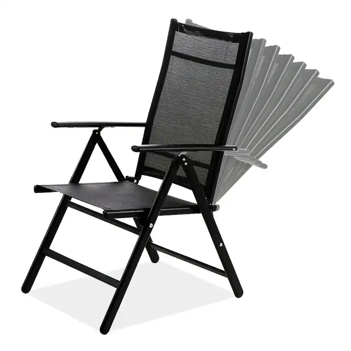 Wholesale M Position Cheap Adjustable Custom Metal Sling Teslin Recliner Reclining Beach Foldable Folding Outdoor Chair