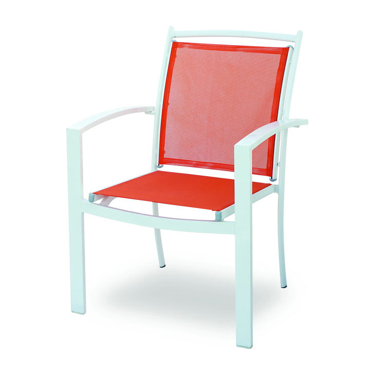 Modern Alu Stacking Aluminium Aluminum Outdoor Dining Garden Chair