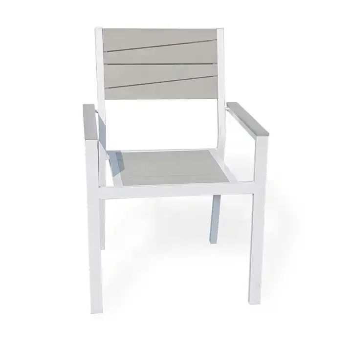 Outdoor Metal WPC Aluminum Garden Patio Chair