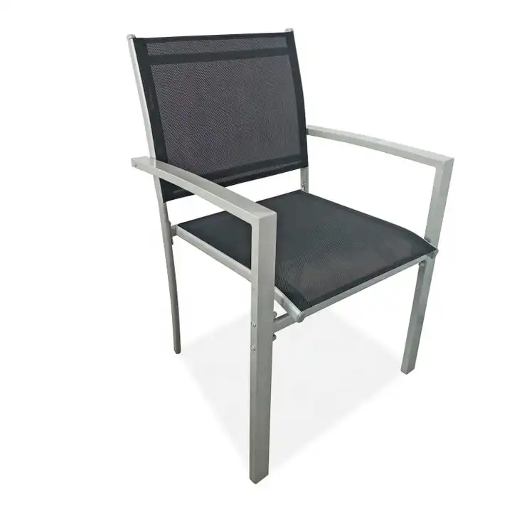 Outdoor Metal Iron Teslin Garden Patio Cheap Square Chair KD