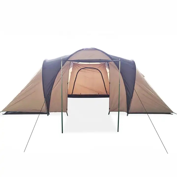 Professional 3 Room Bedroom Outdoor Out Door Custom Double Layer Luxury Large Big Waterproof Family Camping Tent 6 Person