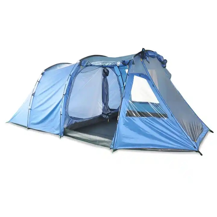 4 5 Person Large Tunnel Tent Camping Tent with 2 Bedrooms