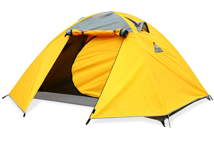 Outdoor 2 Man Double Layer Custom Dome Waterproof Camping Tent 2 Person