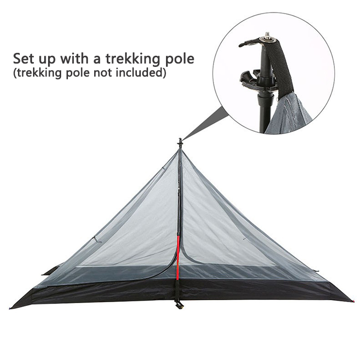 Ultralight Lightweight Hiking Backpacking Trekker Trekking Pole Camping Tent 1 Person